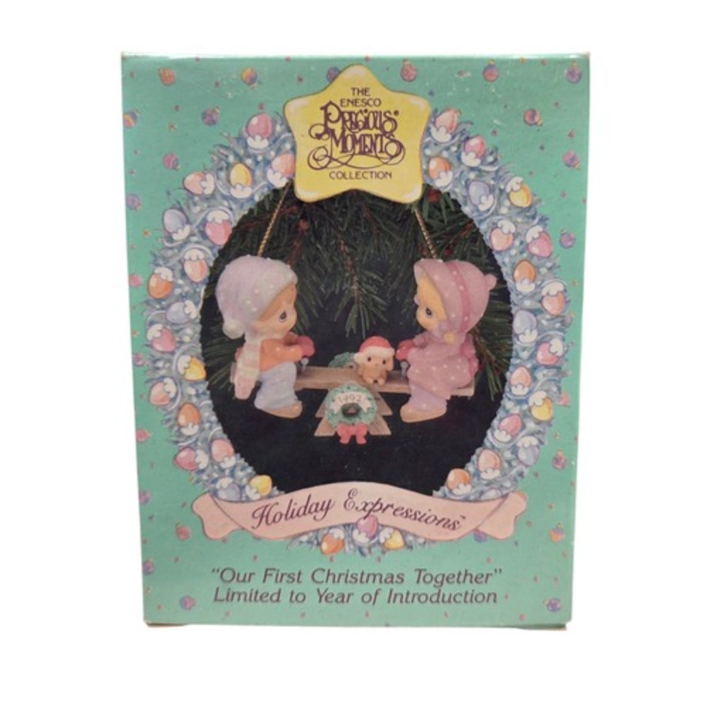 1992 Enesco Precious Moments Our 1st Christmas Together Ornament